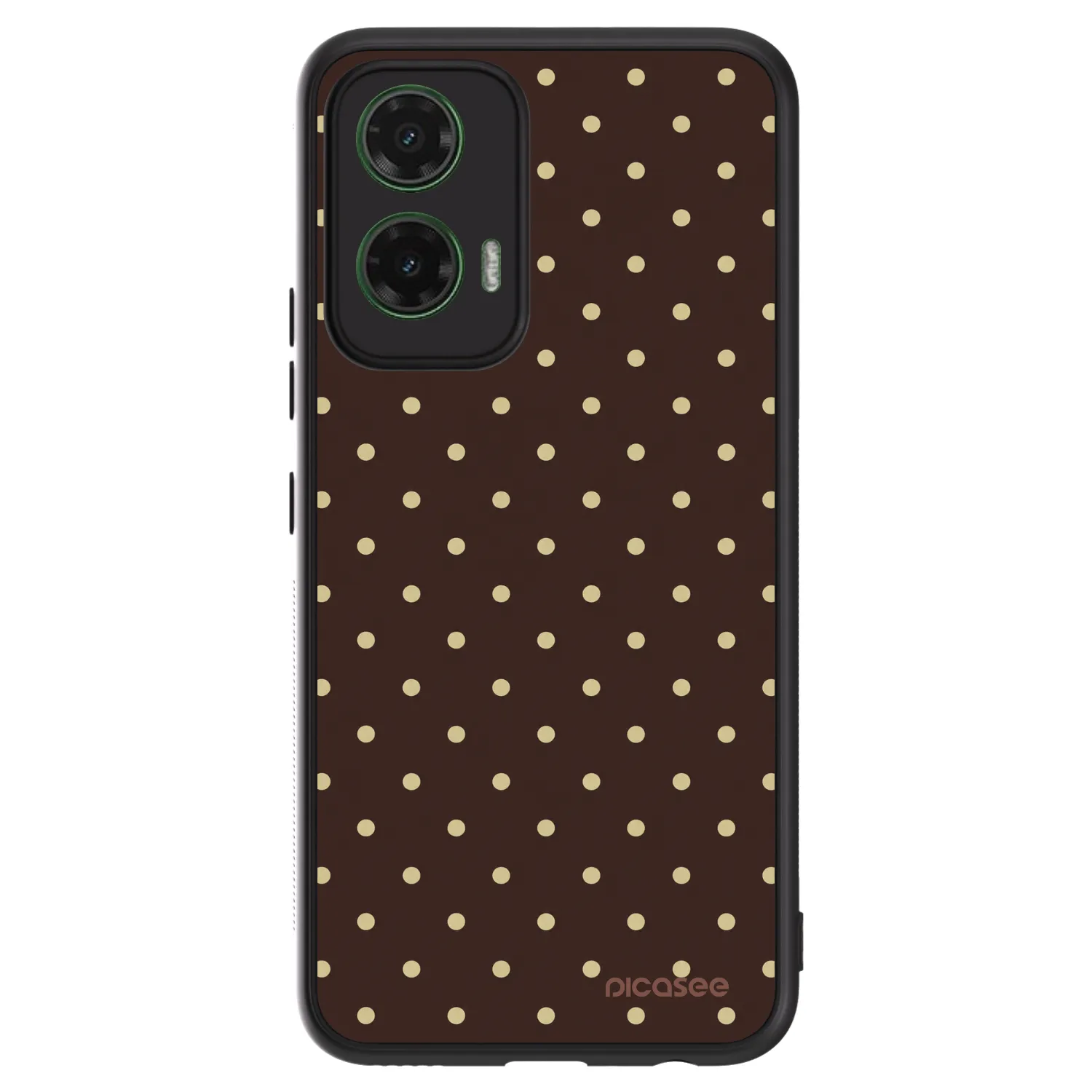 Picasee ULTIMATE CASE für Motorola Moto G35 5G - Vanilla Dots & Chocolate