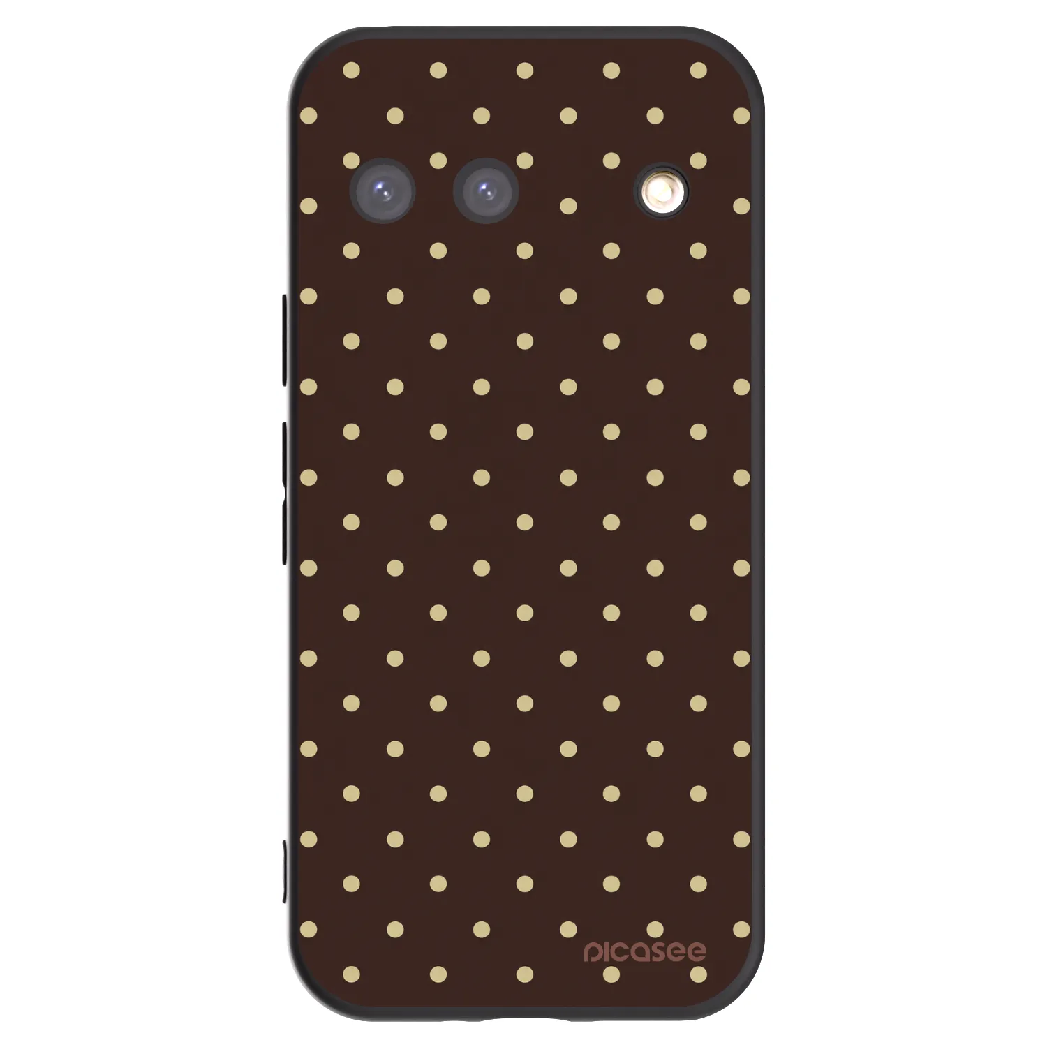 Picasee Google Pixel 9 Hülle - Schwarzes Silikon - Vanilla Dots & Chocolate