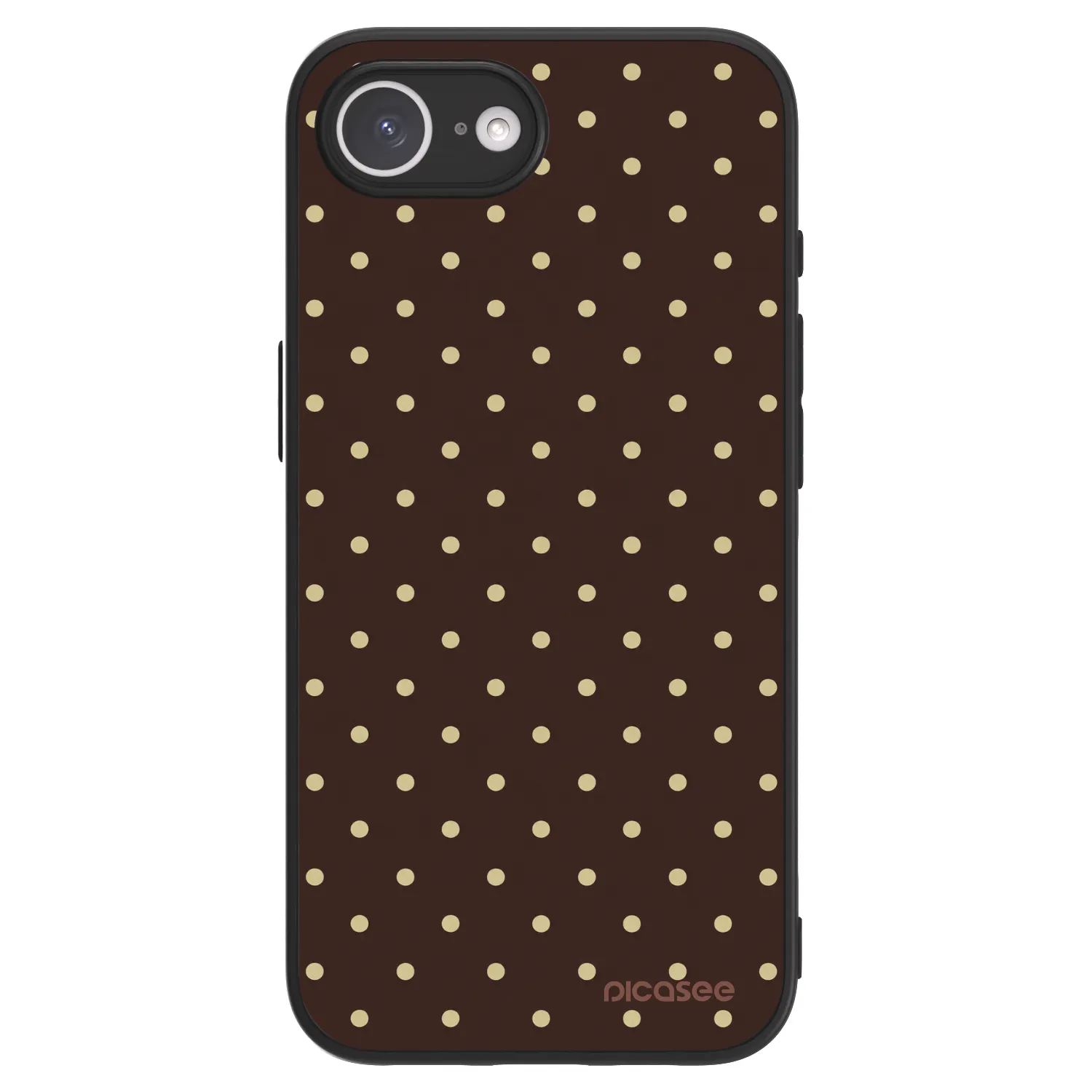 Picasee ULTIMATE CASE MagSafe für Apple iPhone 16e - Vanilla Dots & Chocolate