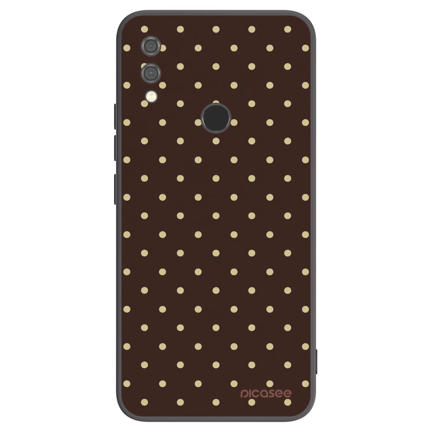 Picasee Xiaomi Redmi Note 7 Hülle - Schwarzes Silikon - Vanilla Dots & Chocolate