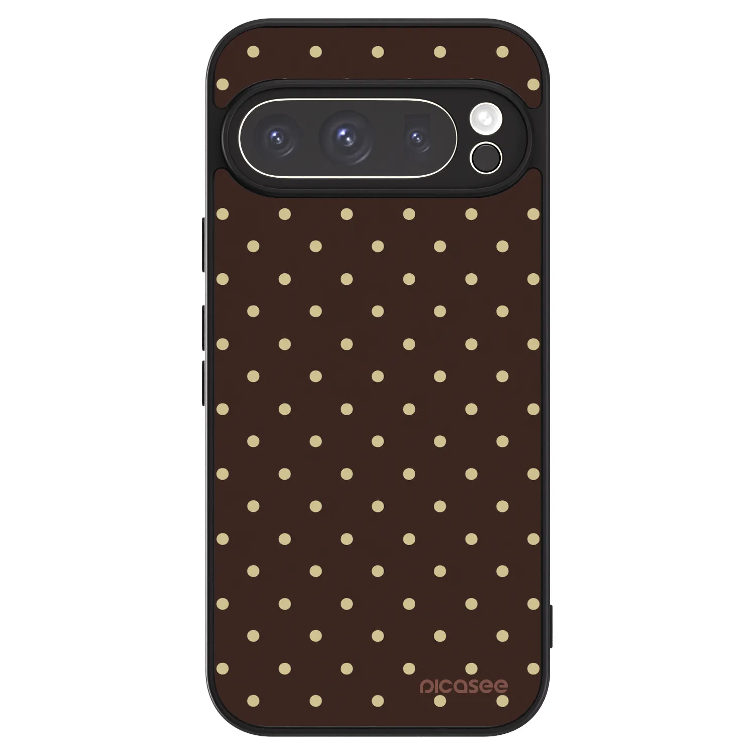 Picasee ULTIMATE CASE für Google Pixel 9 Pro - Vanilla Dots & Chocolate
