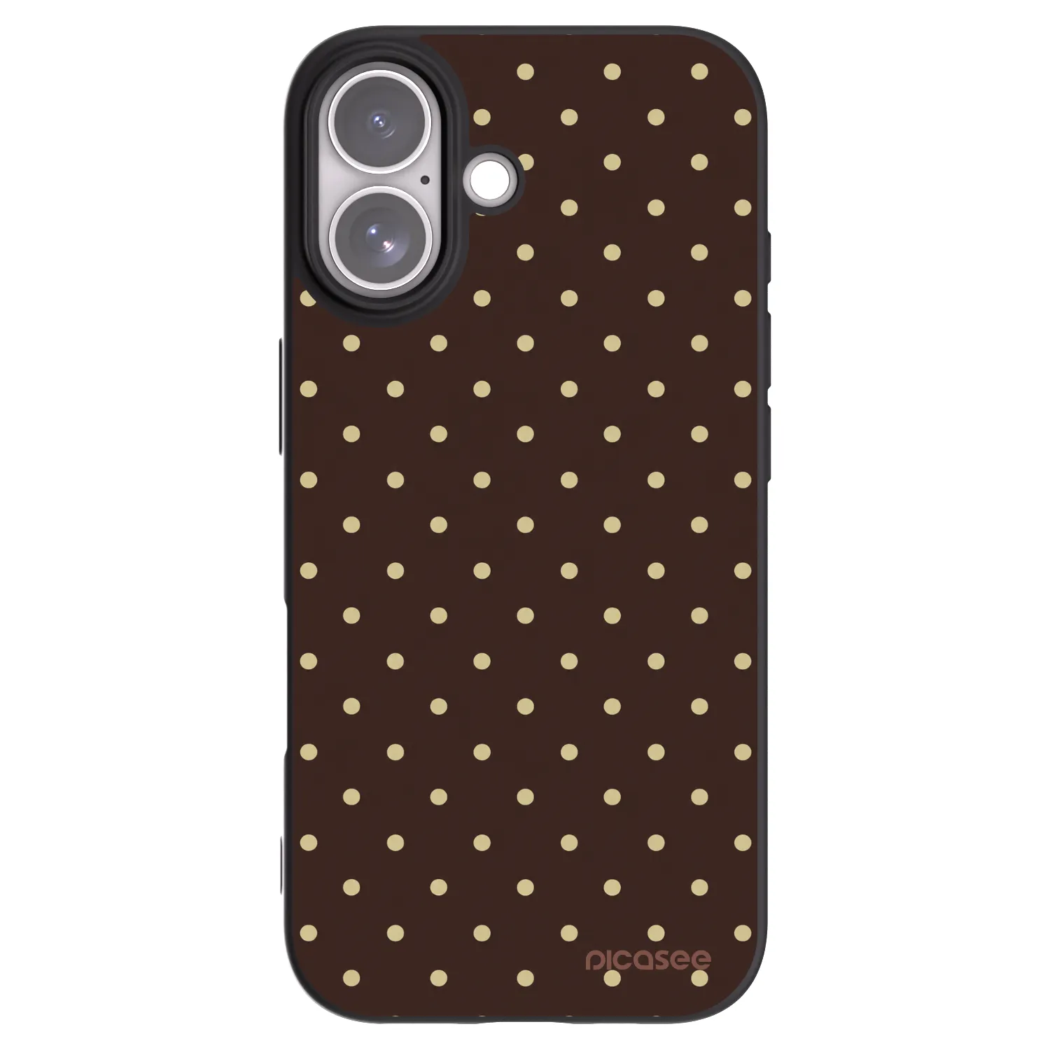 Picasee Apple iPhone 17 Hülle - Schwarzes Silikon - Vanilla Dots & Chocolate