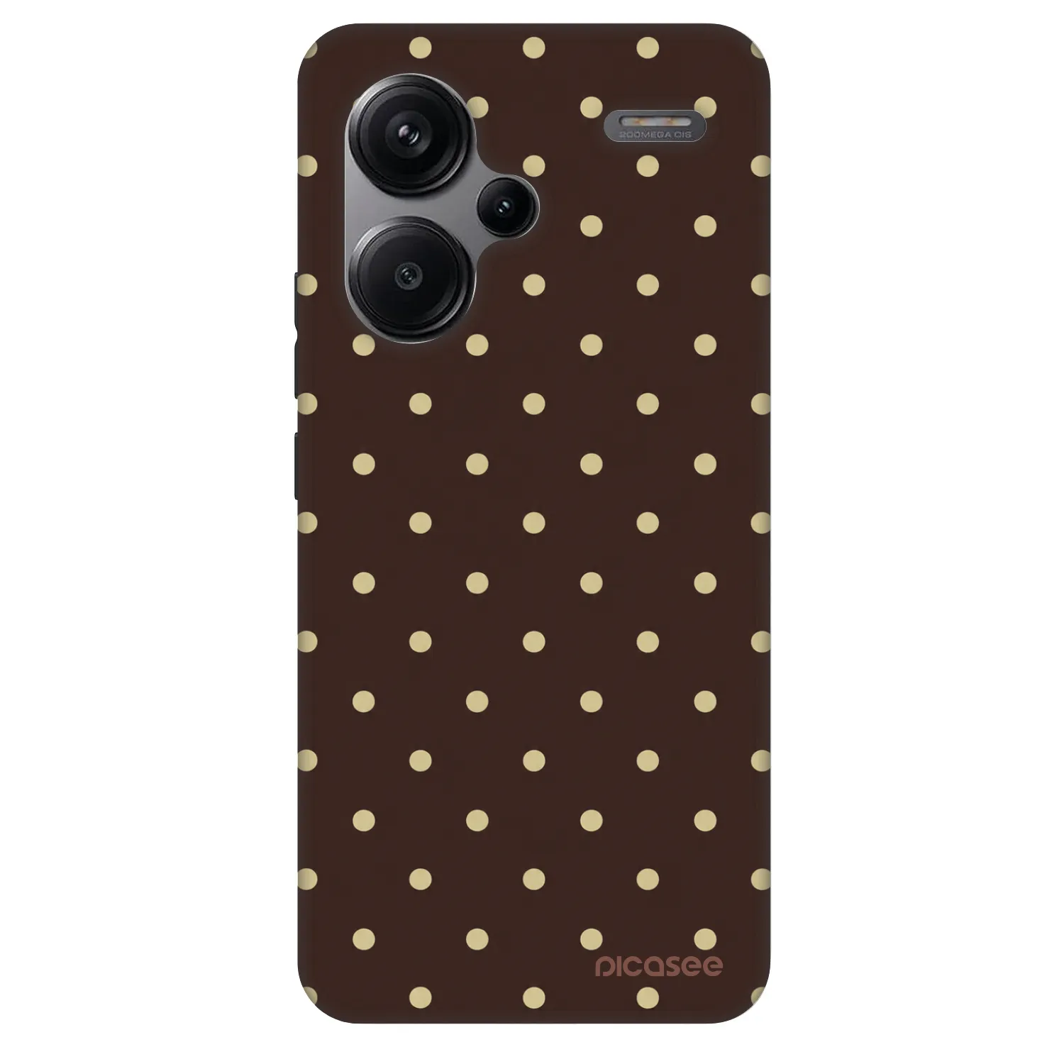 Picasee Fashion Case für Xiaomi Redmi Note 13 Pro+ 5G - Vanilla Dots & Chocolate