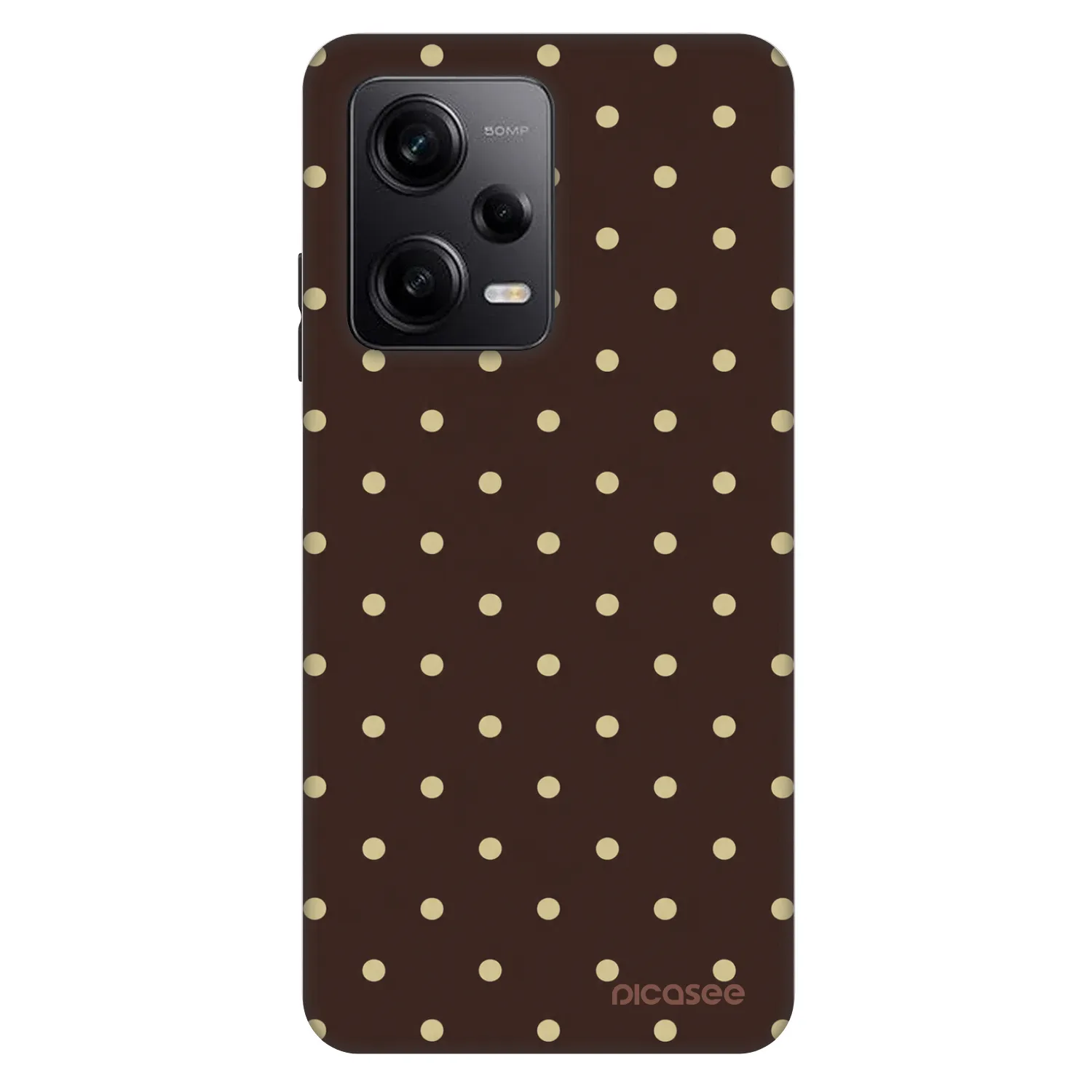 Picasee Fashion Case für Xiaomi Redmi Note 12 Pro+ 5G - Vanilla Dots & Chocolate
