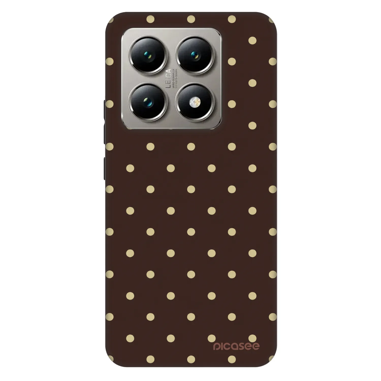 Picasee Fashion Case für Xiaomi 14T Pro - Vanilla Dots & Chocolate