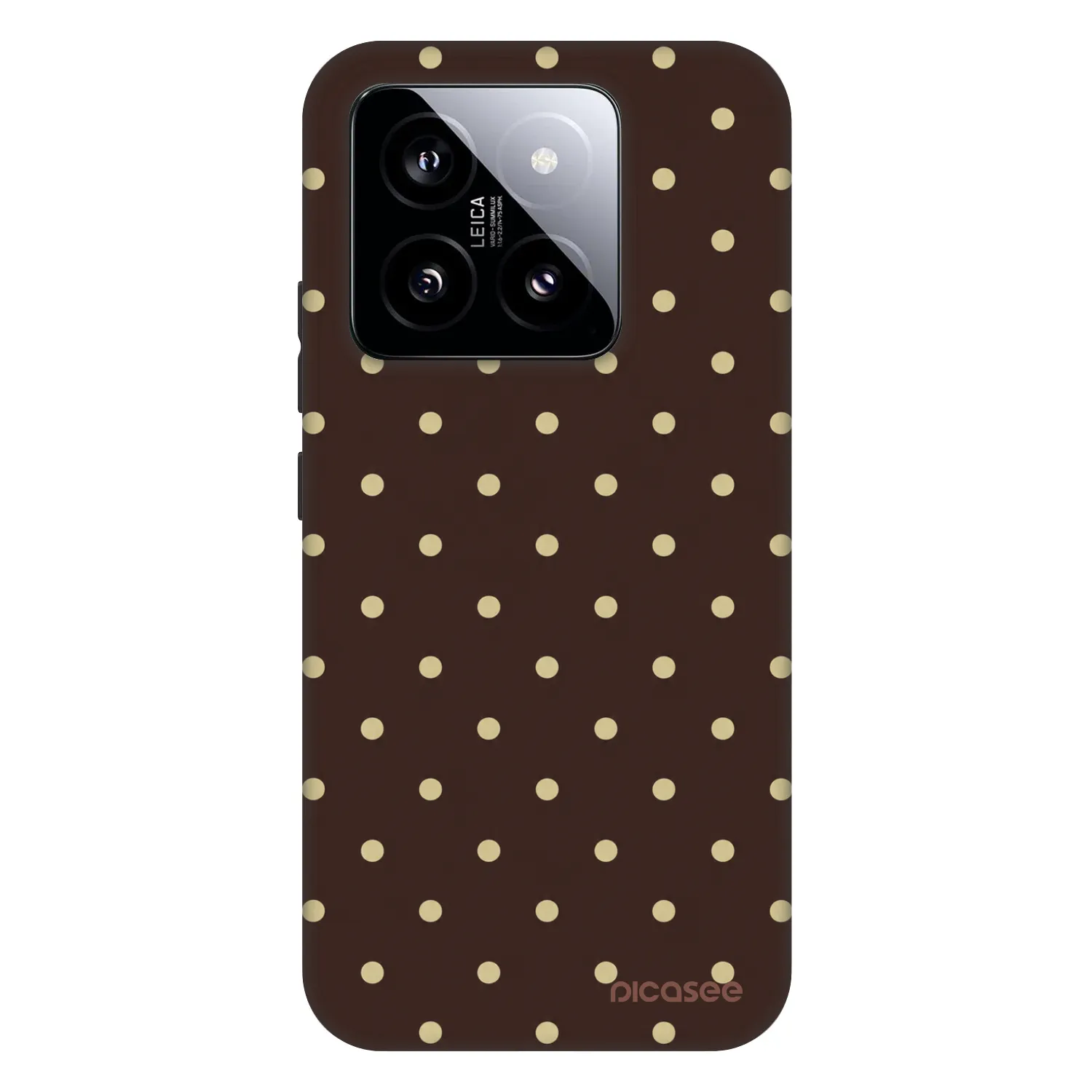 Picasee Fashion Case für Xiaomi 14 - Vanilla Dots & Chocolate