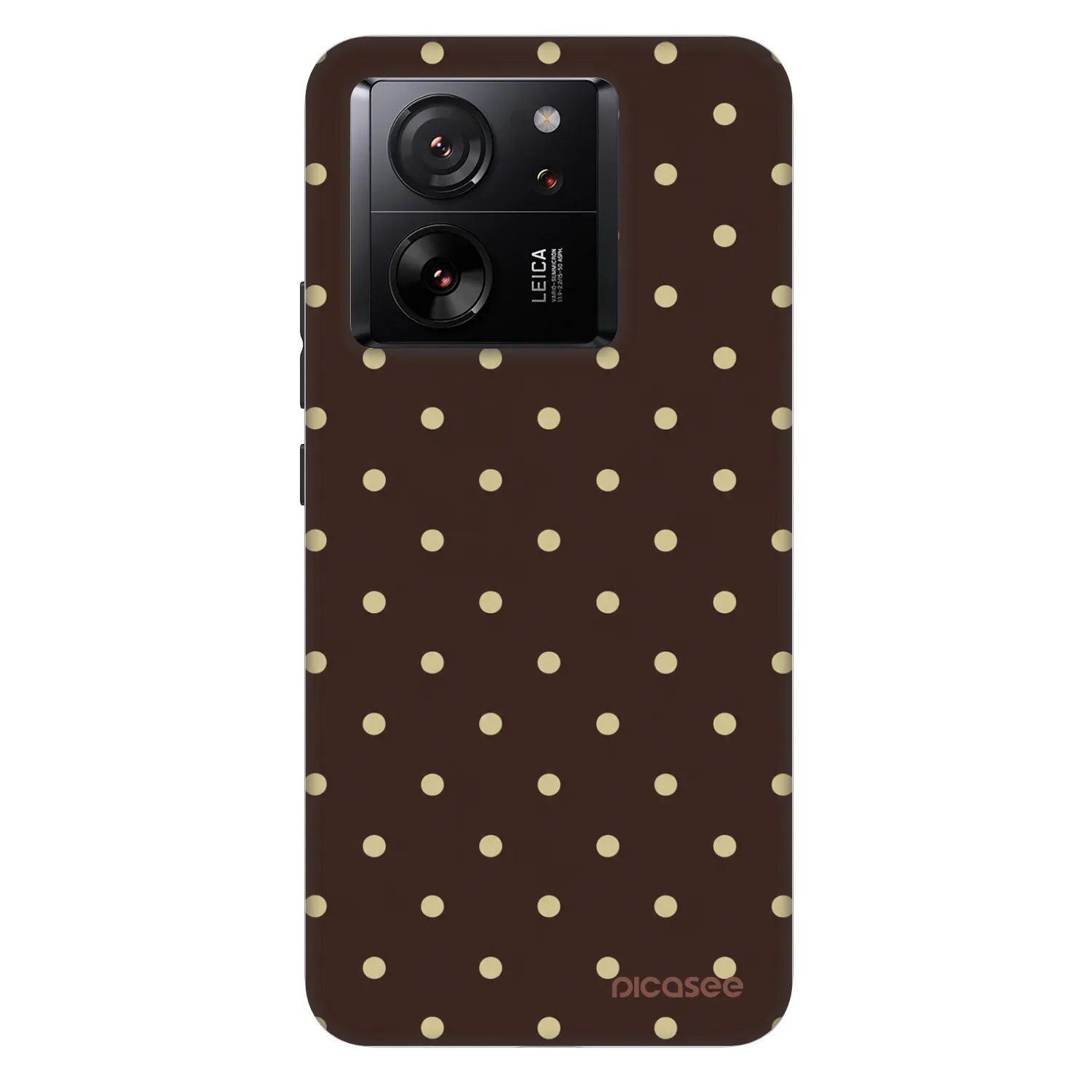 Picasee Fashion Case für Xiaomi 13T Pro - Vanilla Dots & Chocolate