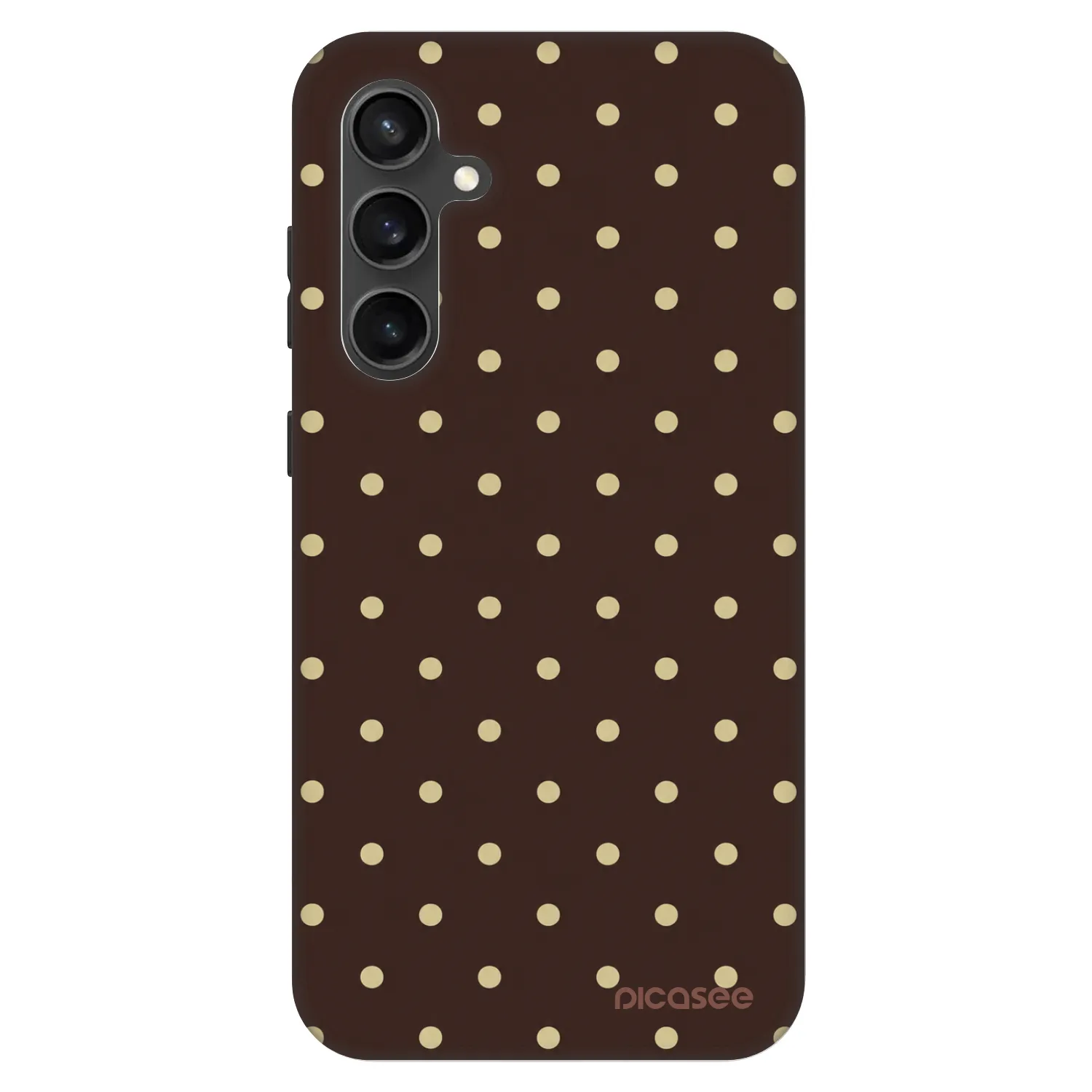 Picasee Fashion Case für Samsung Galaxy S23 FE S711B - Vanilla Dots & Chocolate