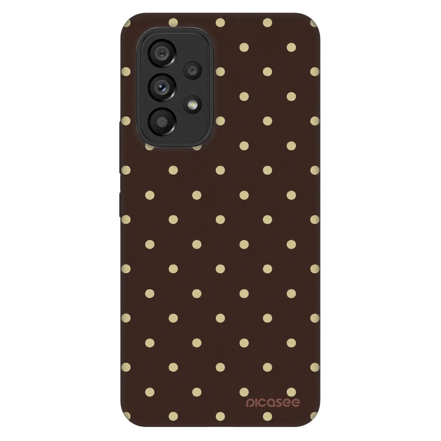 Picasee Fashion Case für Samsung Galaxy A53 5G A536 - Vanilla Dots & Chocolate