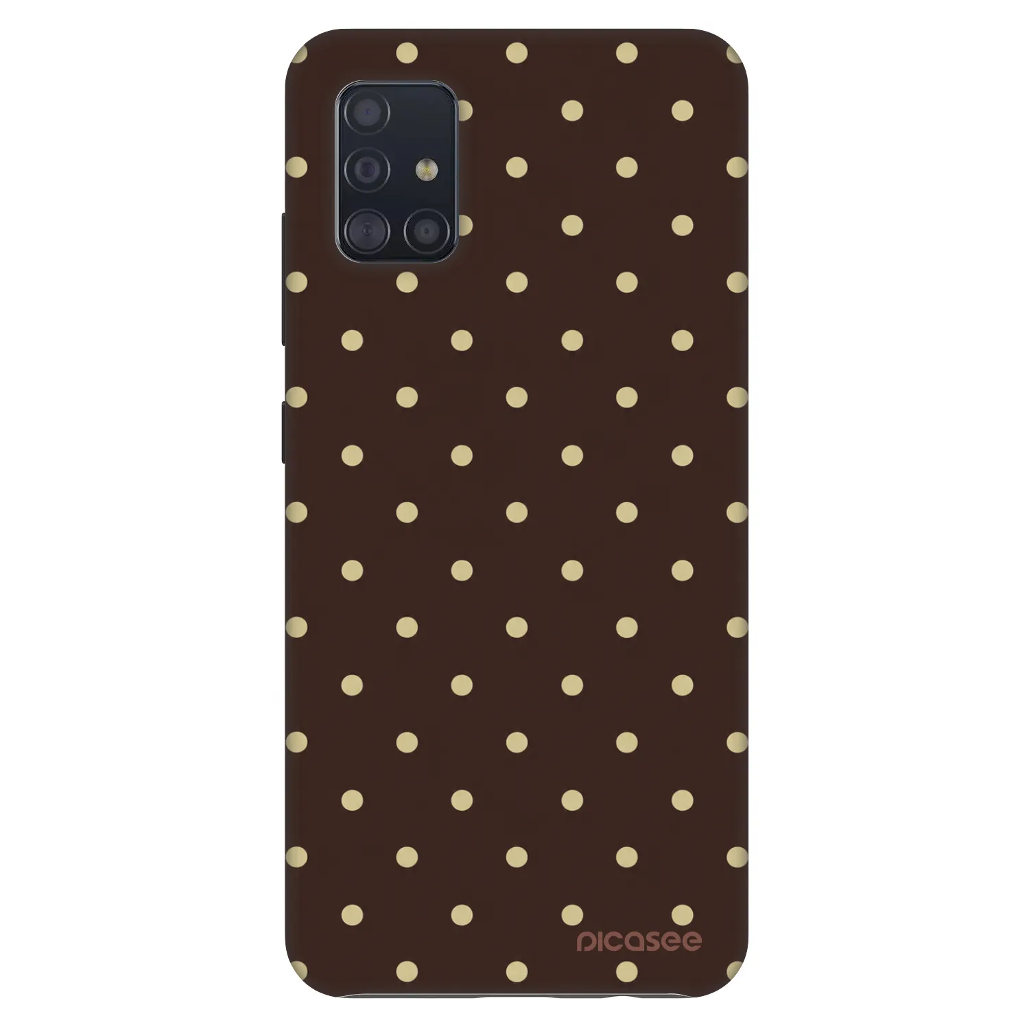 Picasee Fashion Case für Samsung Galaxy A51 A515F - Vanilla Dots & Chocolate