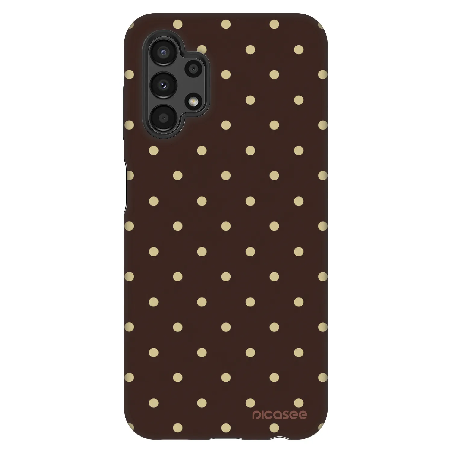 Picasee Fashion Case für Samsung Galaxy A13 4G A135 - Vanilla Dots & Chocolate