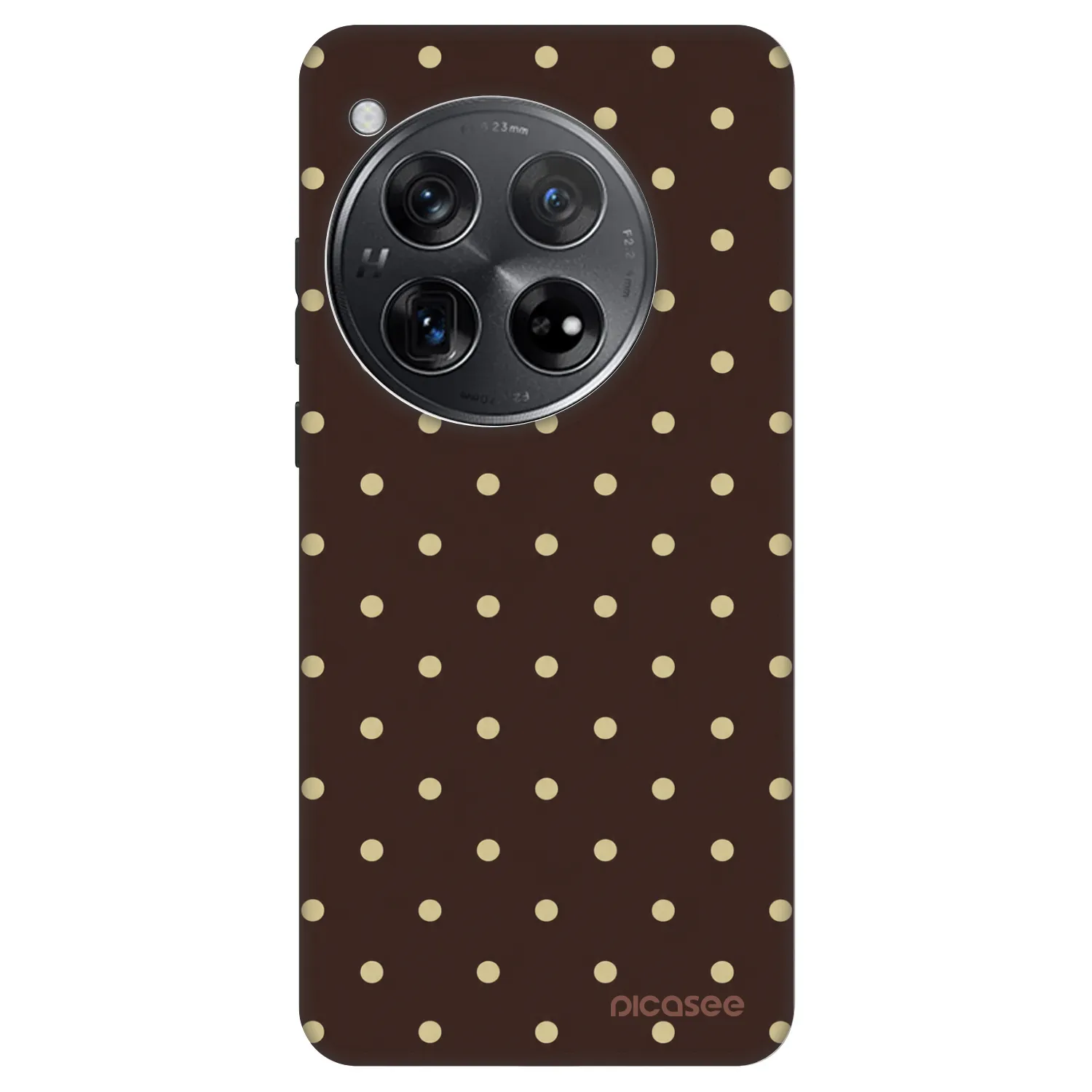 Picasee Fashion Case für OnePlus 12 5G - Vanilla Dots & Chocolate