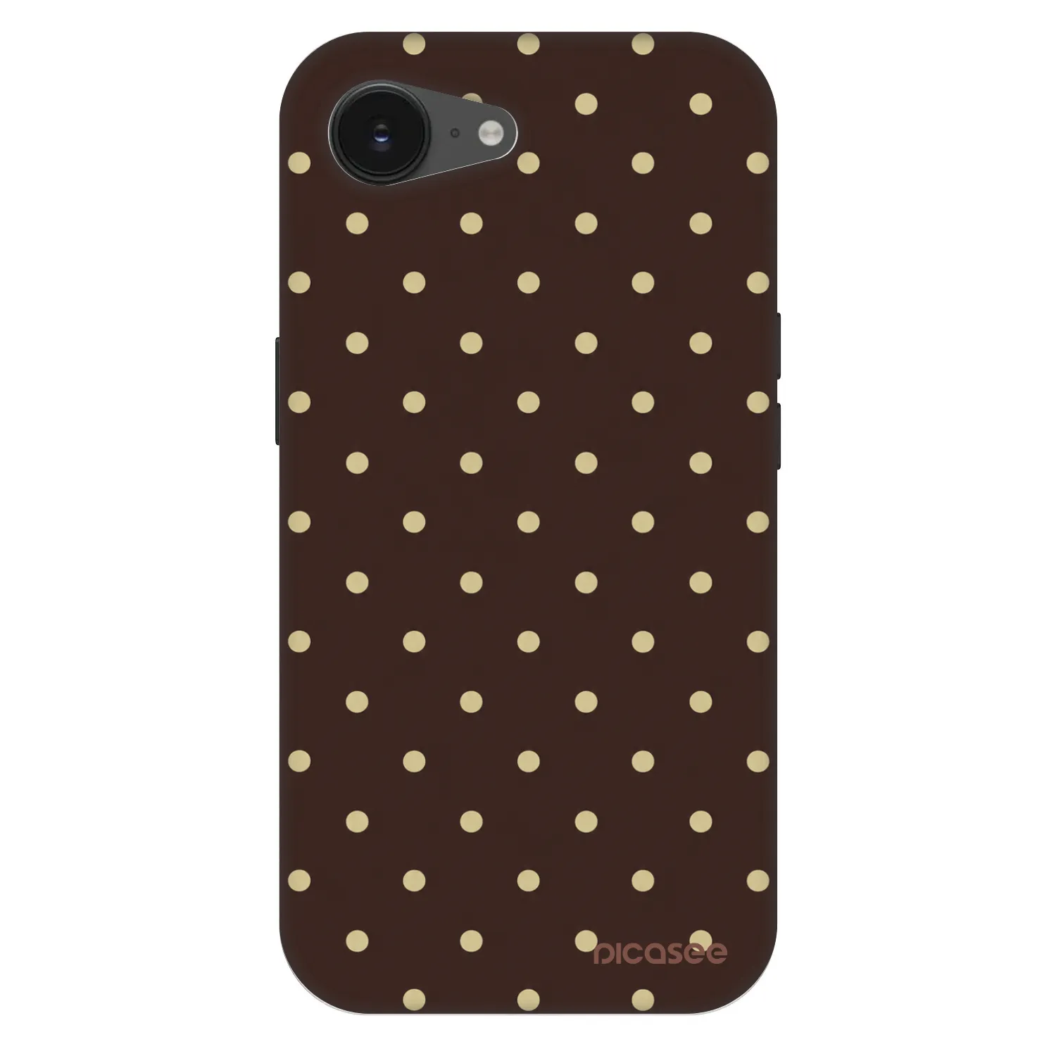 Picasee Fashion Case MagSafe für Apple iPhone 16e - Vanilla Dots & Chocolate