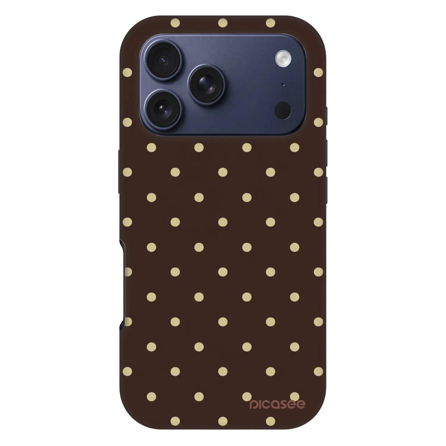 Picasee Fashion Case MagSafe für Apple iPhone 17 Pro - Vanilla Dots & Chocolate
