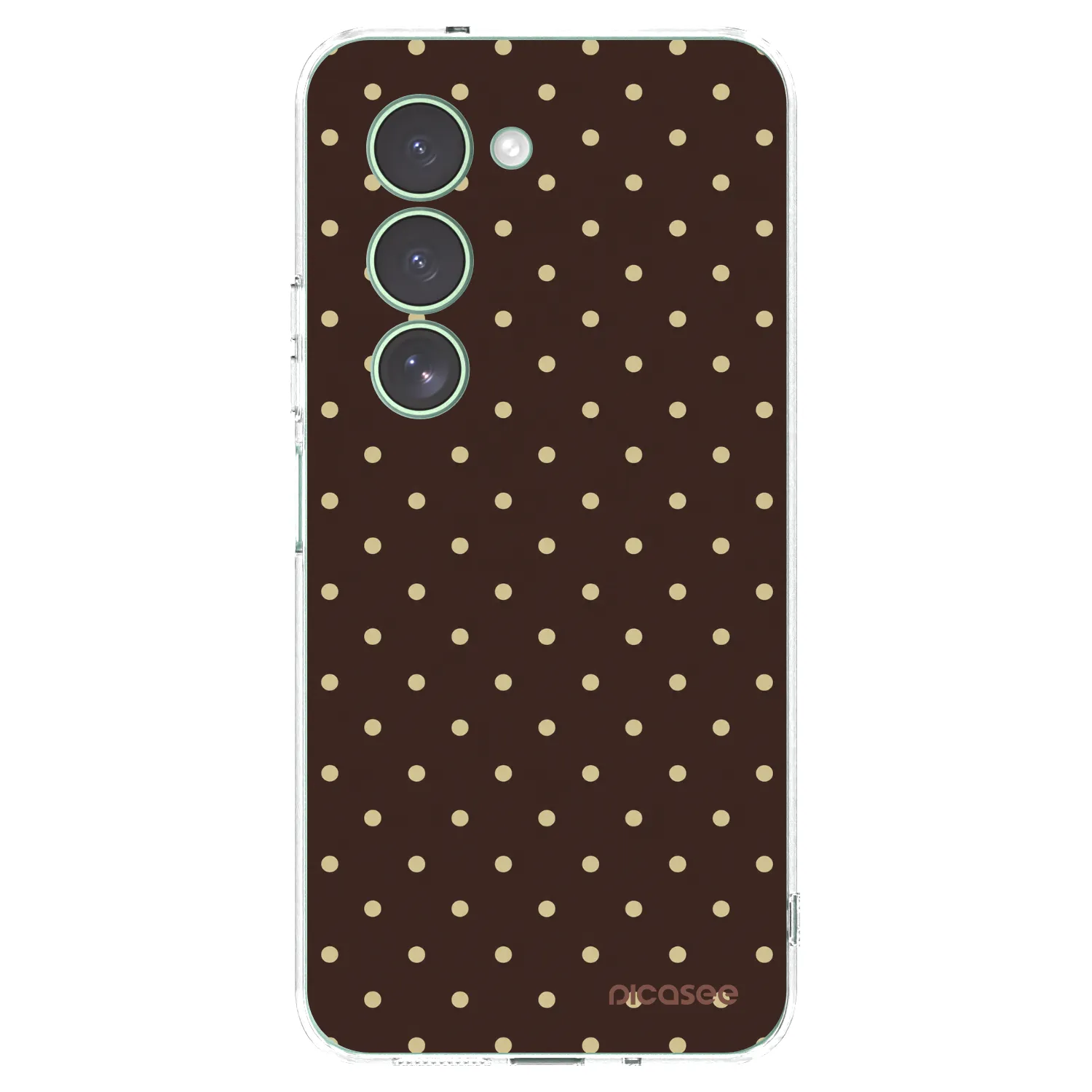 Picasee Xiaomi Redmi 15 5G Hülle - Transparentes Silikon - Vanilla Dots & Chocolate