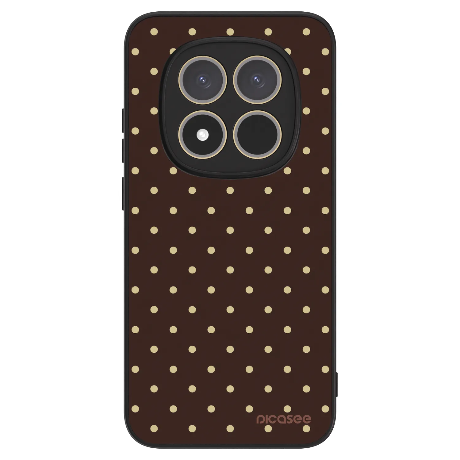 Picasee ULTIMATE CASE für Xiaomi Redmi Note 15 Pro 4G - Vanilla Dots & Chocolate