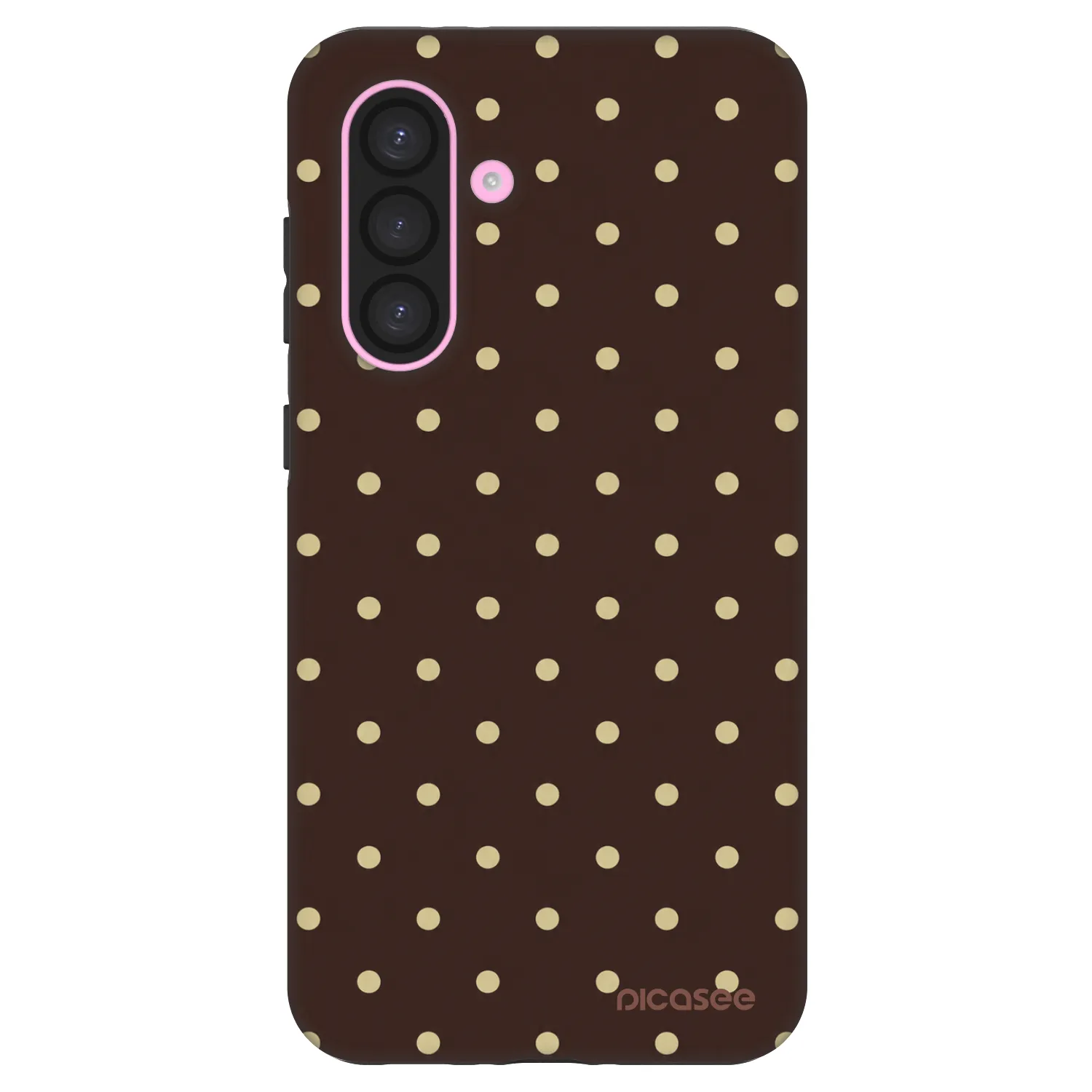Picasee Fashion Case für Samsung Galaxy A56 5G A566B - Vanilla Dots & Chocolate