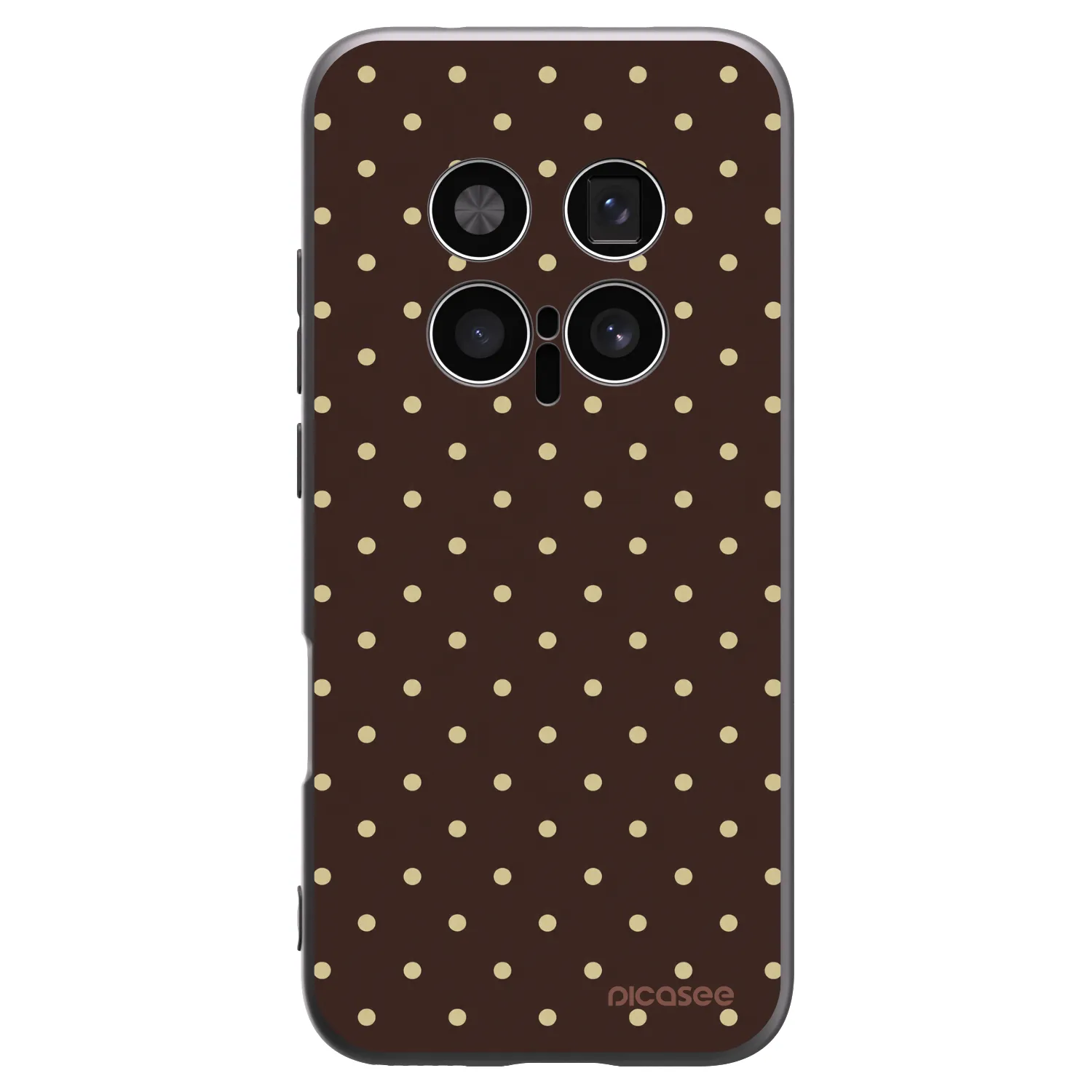 Picasee Honor Magic8 Pro 5G Hülle - Schwarzes Silikon - Vanilla Dots & Chocolate