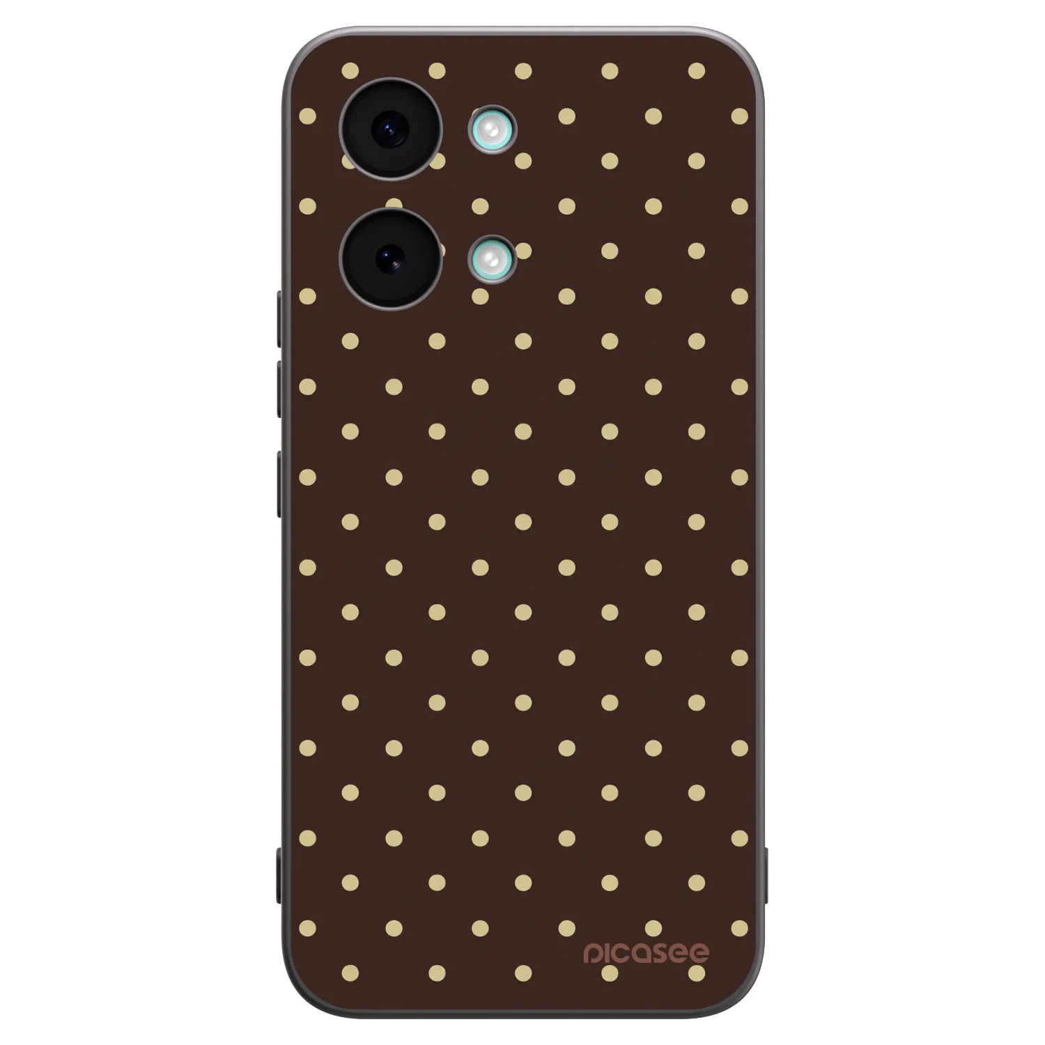 Picasee Xiaomi Poco X8 Pro Max Hülle - Schwarzes Silikon - Vanilla Dots & Chocolate