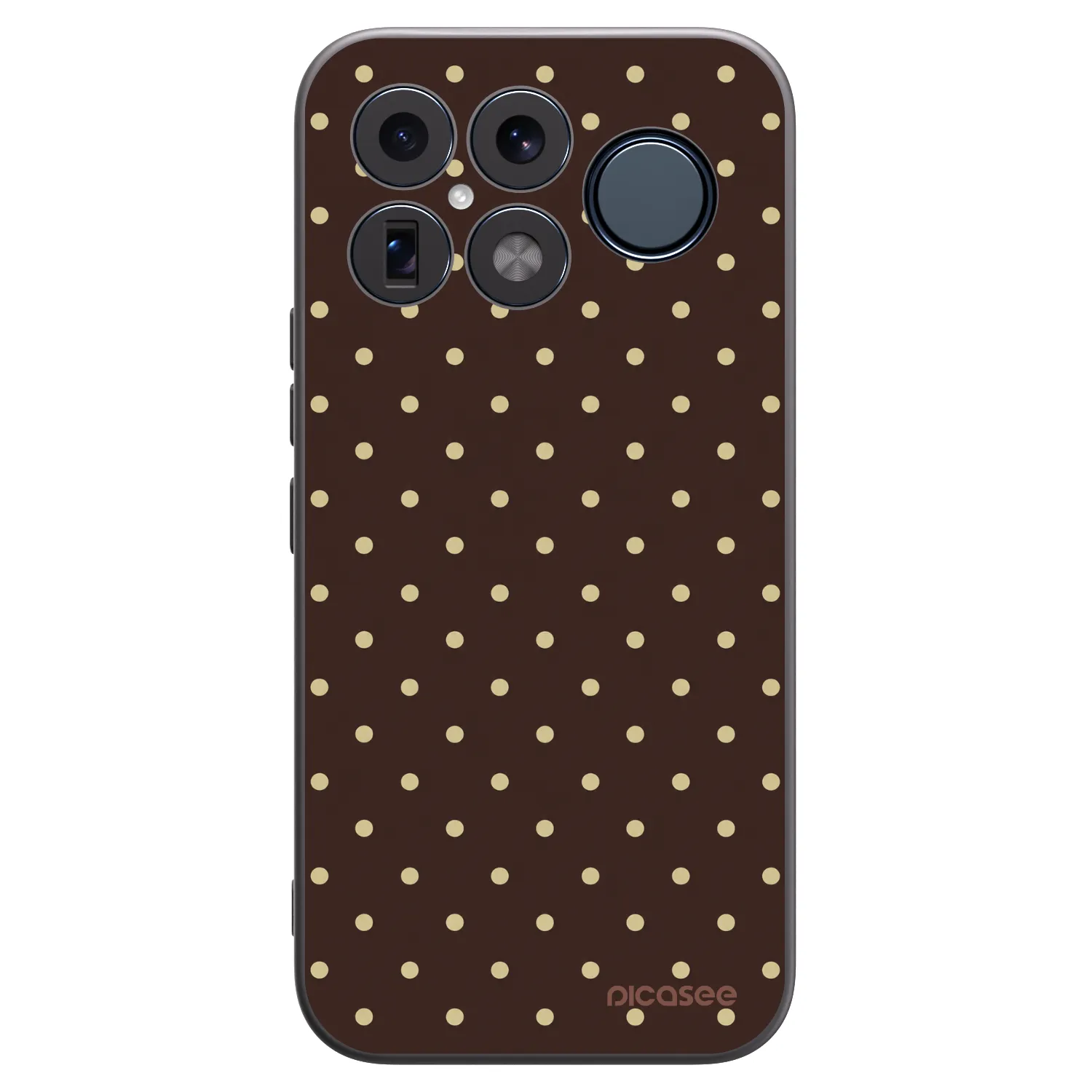 Picasee Xiaomi Poco F8 Ultra Hülle - Schwarzes Silikon - Vanilla Dots & Chocolate