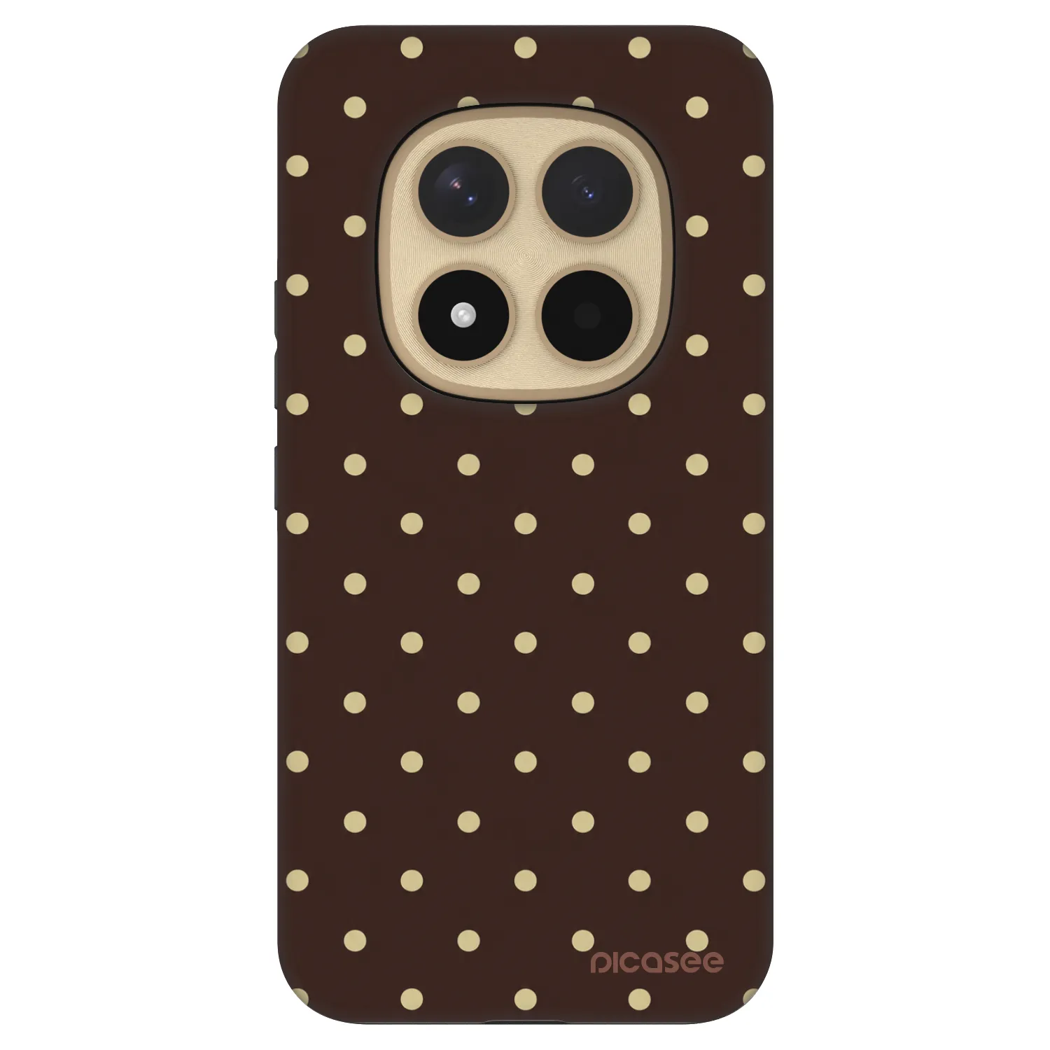 Picasee Fashion Case für Xiaomi Redmi Note 15 Pro+ - Vanilla Dots & Chocolate