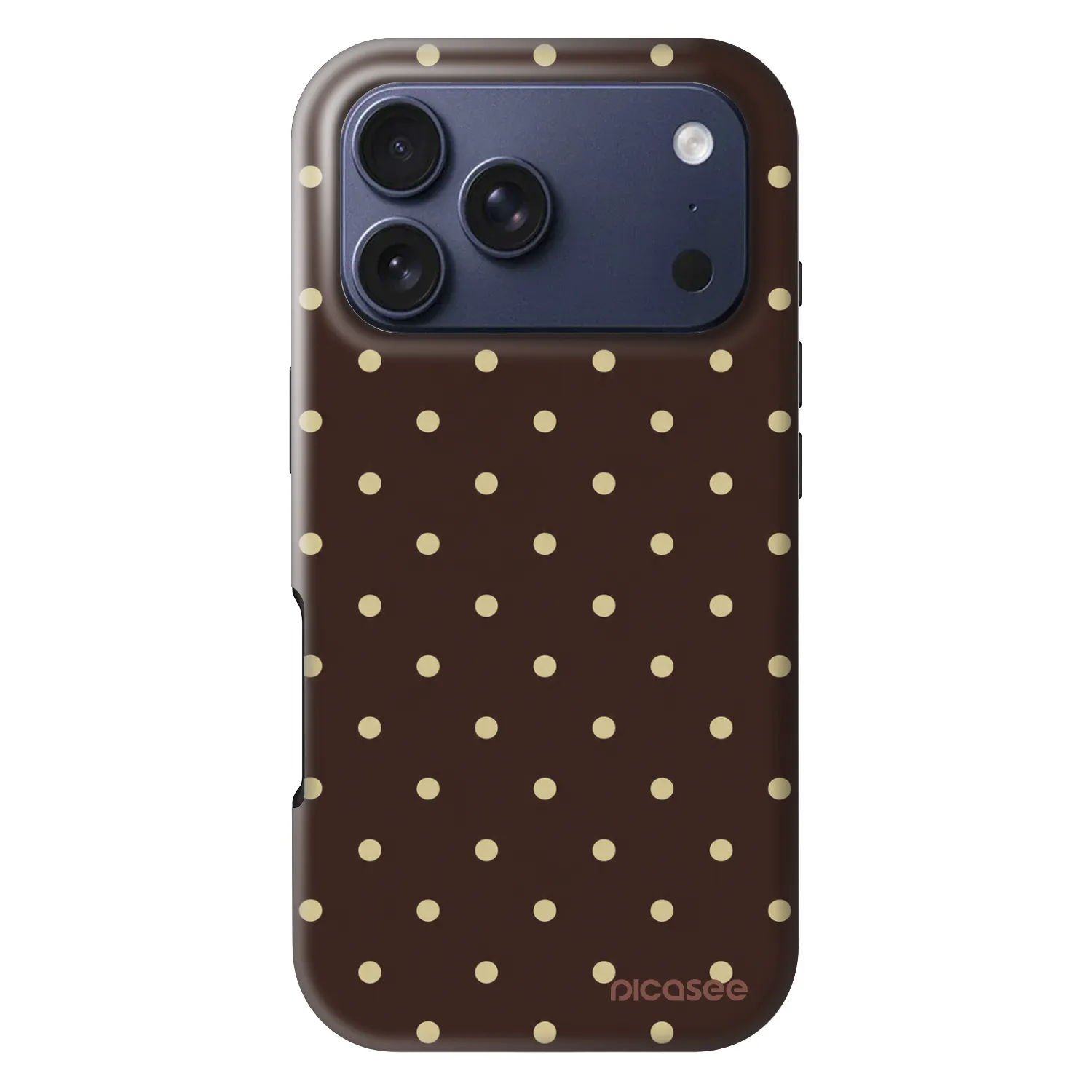 Picasee Fashion Case MagSafe für Apple iPhone 18 Pro - Vanilla Dots & Chocolate