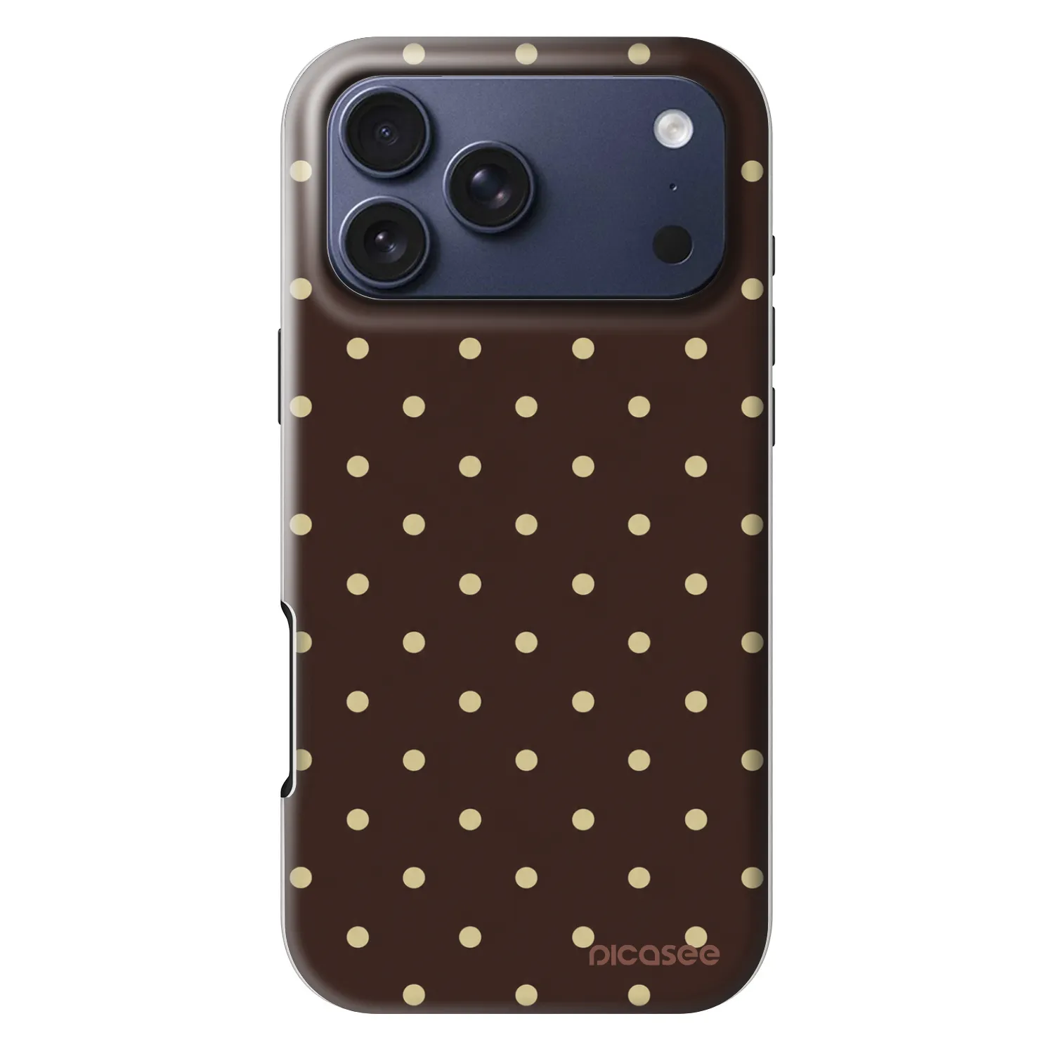 Picasee Fashion Case MagSafe für Apple iPhone 18 Pro Max - Vanilla Dots & Chocolate