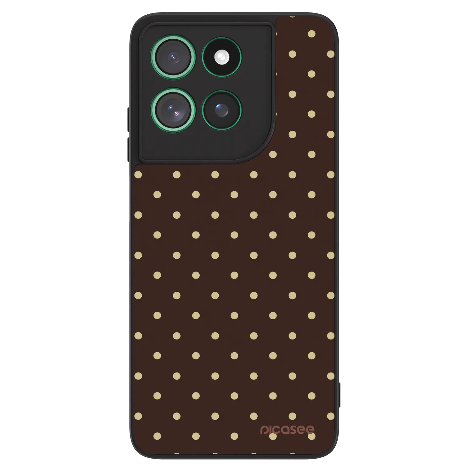 Picasee ULTIMATE CASE für Motorola Moto G57 Power - Vanilla Dots & Chocolate