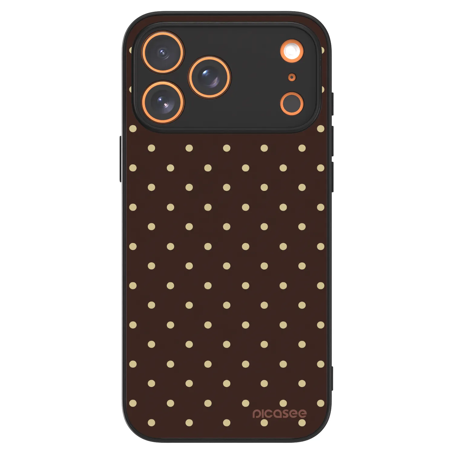 Picasee ULTIMATE CASE MagSafe für Apple iPhone 18 Pro Max - Vanilla Dots & Chocolate