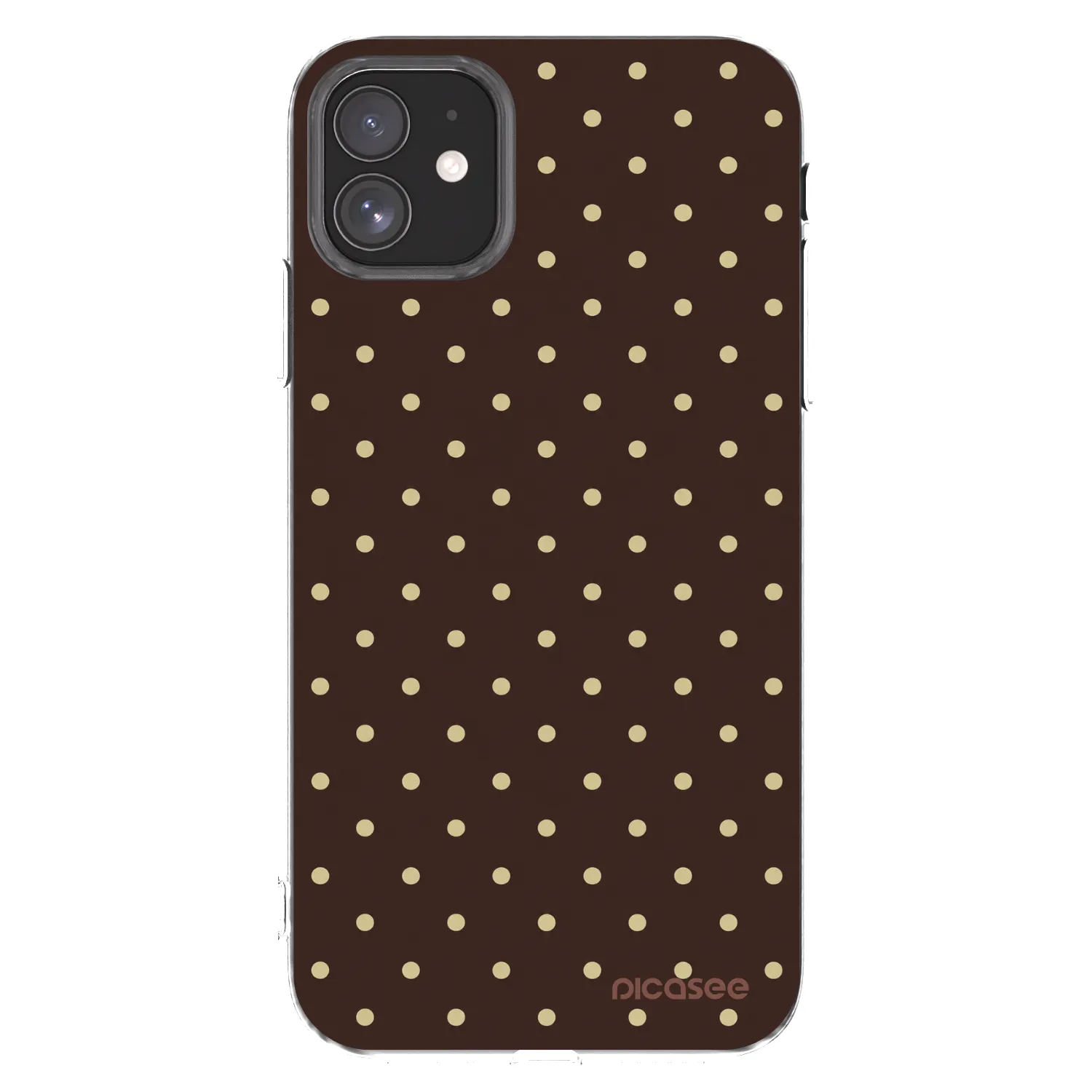 Picasee Apple iPhone 11 Hülle - Transparentes Silikon - Vanilla Dots & Chocolate