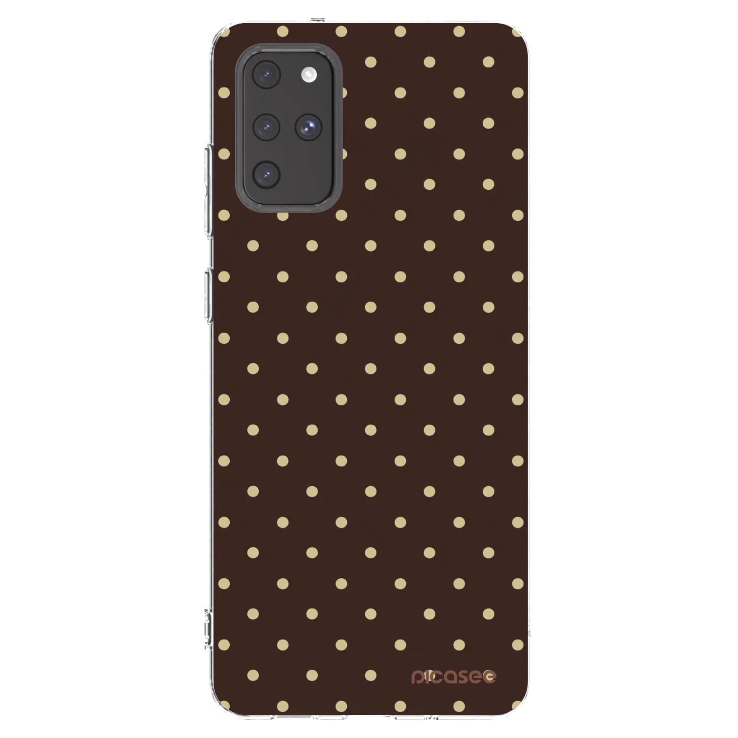 Picasee Samsung Galaxy S20+ G985F Hülle - Transparentes Silikon - Vanilla Dots & Chocolate