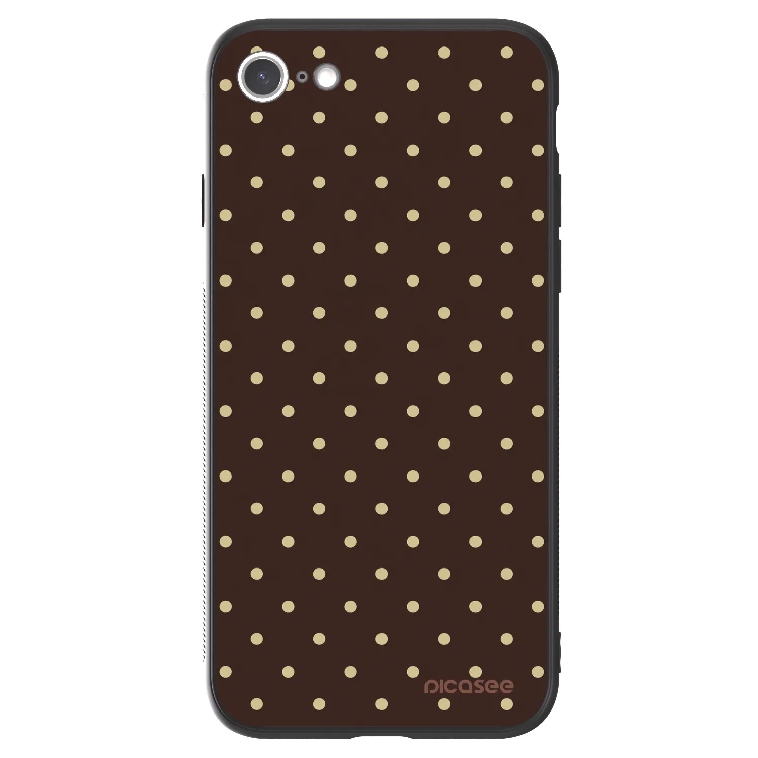 Picasee ULTIMATE CASE für Apple iPhone 7 - Vanilla Dots & Chocolate
