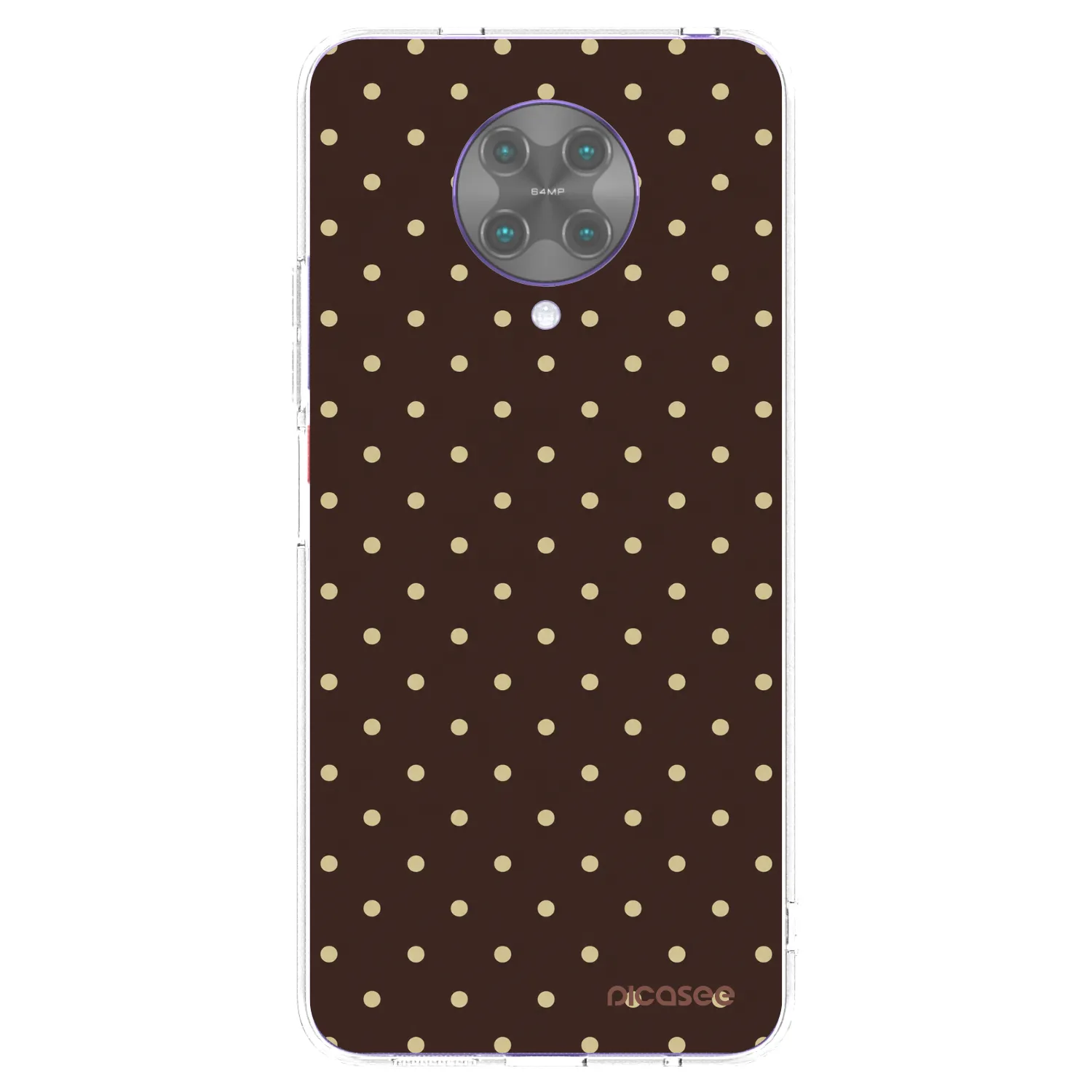 Picasee Xiaomi Poco F2 Pro Hülle - Transparentes Silikon - Vanilla Dots & Chocolate