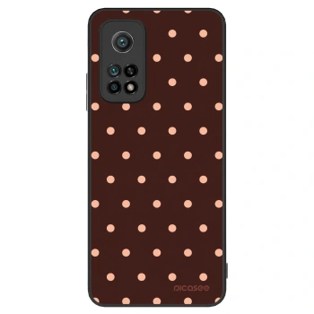 Hülle für Xiaomi Mi 10T Pro - Peach Dots & Chocolate