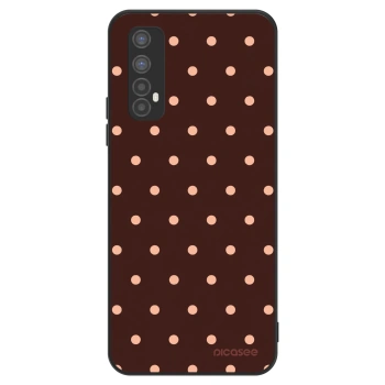 Hülle für Realme 7 - Peach Dots & Chocolate