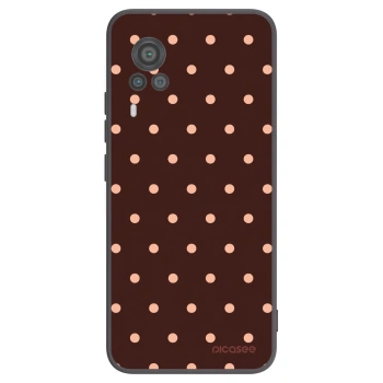 Hülle für Vivo X60 Pro 5G - Peach Dots & Chocolate