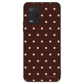 Hülle für Realme 8 5G - Peach Dots & Chocolate