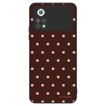 Hülle für Xiaomi Poco X4 Pro 5G - Peach Dots & Chocolate