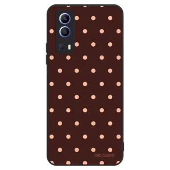 Hülle für Vivo Y52 5G - Peach Dots & Chocolate