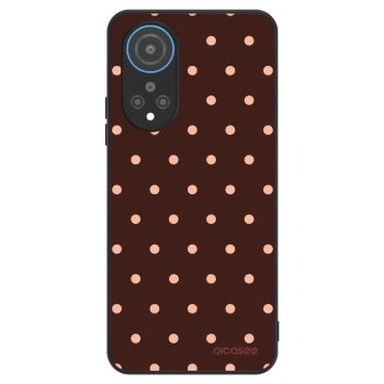 Hülle für Honor X7 - Peach Dots & Chocolate
