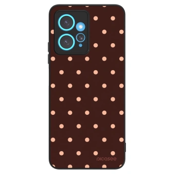 Hülle für Xiaomi Redmi Note 12 4G - Peach Dots & Chocolate