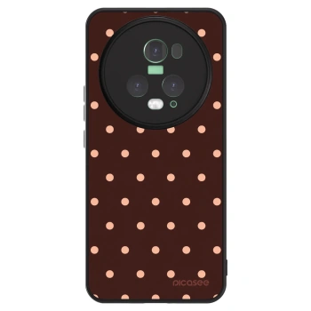 Hülle für Honor Magic5 Pro - Peach Dots & Chocolate