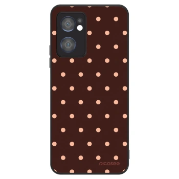 Hülle für OPPO Reno 7 5G - Peach Dots & Chocolate