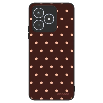 Hülle für Realme C53 - Peach Dots & Chocolate