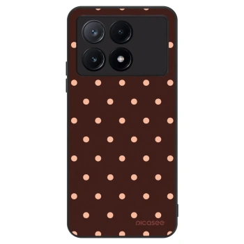 Hülle für Xiaomi Poco X6 Pro - Peach Dots & Chocolate