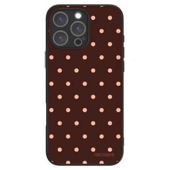 Picasee ULTIMATE CASE für Apple iPhone 16 Pro Max - Peach Dots & Chocolate