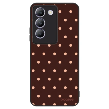 Hülle für Vivo V40 SE 5G - Peach Dots & Chocolate