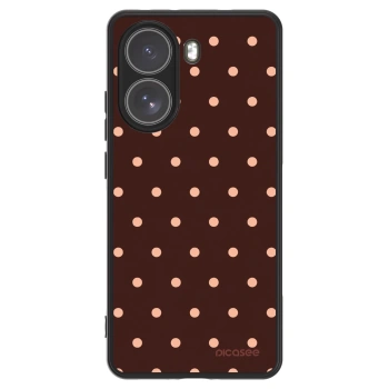 Hülle für Xiaomi Poco X7 Pro 5G - Peach Dots & Chocolate