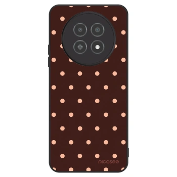 Hülle für Realme 12X - Peach Dots & Chocolate