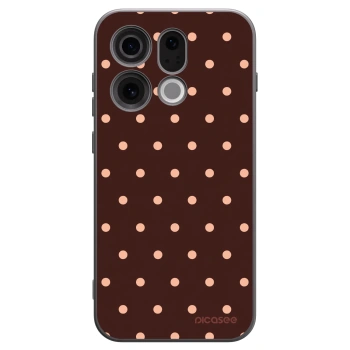 Hülle für OPPO Find X9 - Peach Dots & Chocolate